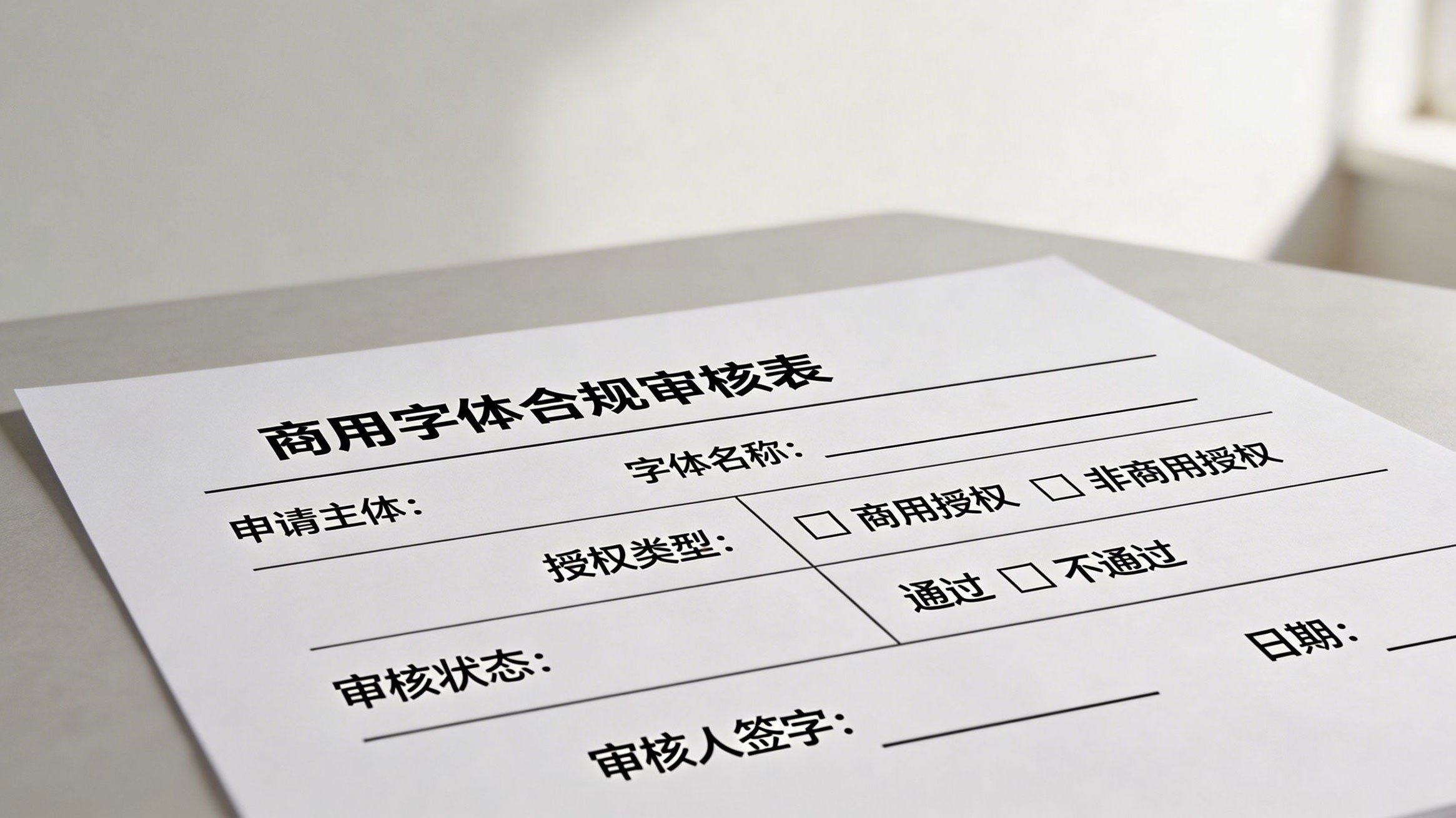注意字体也有侵权，商业不可随意使用！
